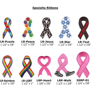 Stock Embroidered Ribbon Stickers AIM-1408330