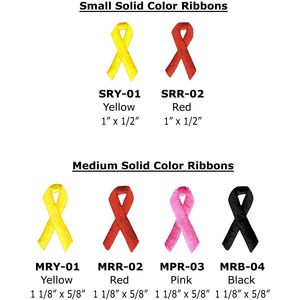 Stock Embroidered Ribbon Stickers AIM-1408386
