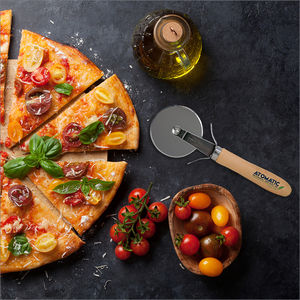 Wood Handle Pizza Cutter AIM-1450259