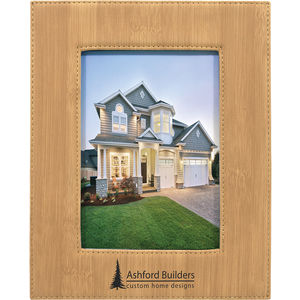 5" x 7" Bamboo Leatherette Pho AIM-1461252