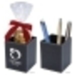 Faux Leather Pen Cup Set AIM-1510820