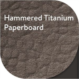 Hammered Titanium Metallic Paperboard AIM-1512159