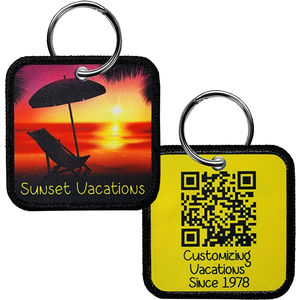 2 Sided 4CP Dye Sub Key Ring with Merrow AIM-1520596