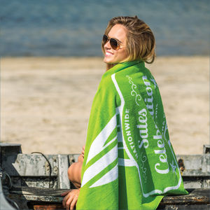 Jacquard Terry Velour Beach Towel (30&qu AIM-1530685