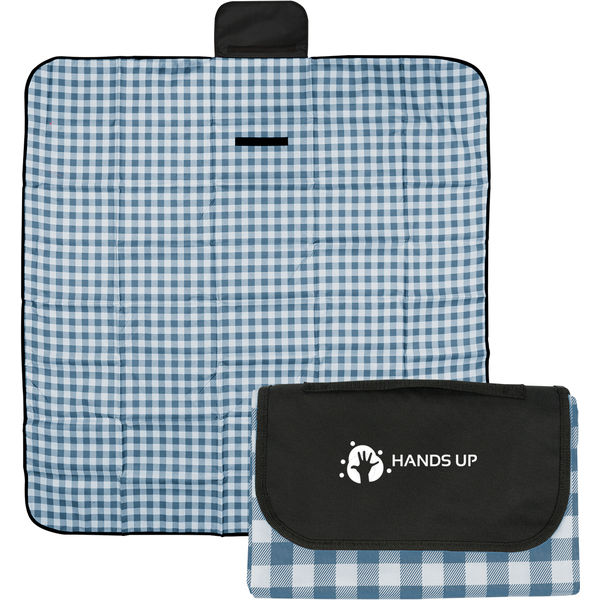 Promotional Gingham RollUp Picnic Blanket