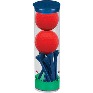 2 Ball Tall Tube W/ Wilson Golf Balls AIM-1878376