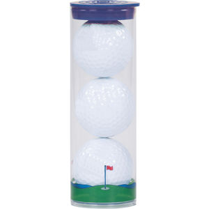 3 Ball Clear Tube with Bridgestone Golf Balls AIM-1878404