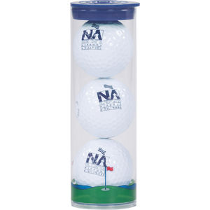 3 Ball Clear Tube with Callaway Golf Balls AIM-1878585