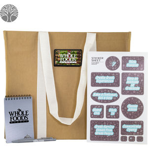 Sustainable Tote, Stone Paper Notebook & Recycled Pen Gift Set AIM-1893458