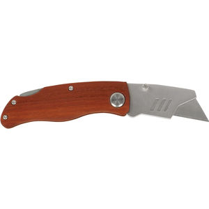 4" Wood Handle Utility Knife AIM-1894050