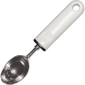 Metal Ice Cream Scoop with White Handle AIM-1910363