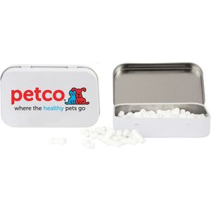 Rectangular Tin with Bone Shaped Mints AIM-1918036