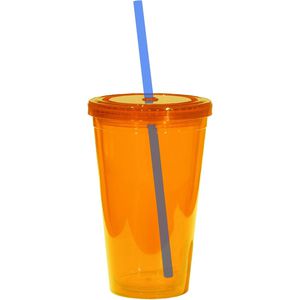 Orange w/ Blue Straw AIM-1919180