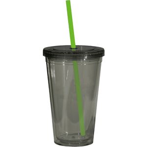 Gray w/ Lime Green Straw AIM-1919180