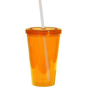 Orange w/ Clear Straw AIM-1919180