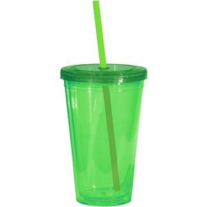 Green w/ Lime Green Straw AIM-1919180