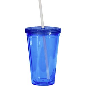 Blue w/ Clear Straw AIM-1919180