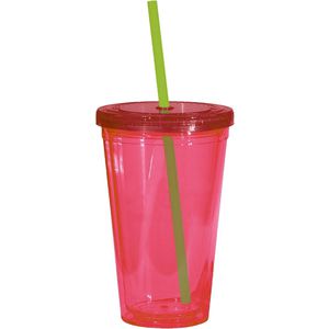 Red w/ Lime Green Straw AIM-1919180