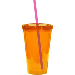 Orange w/ Pink Straw AIM-1919180