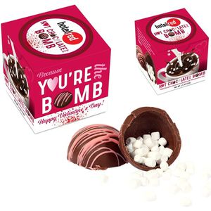 Hot Chocolate Bomb with Pink Drizzle AIM-1923677