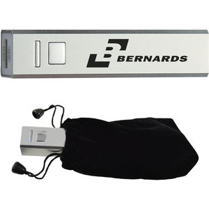 2600 mAh Power Bank with Velvet Pouch AIM-1926035