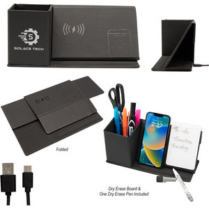 Wireless Charging Desk Organizer With Dr AIM-1949313