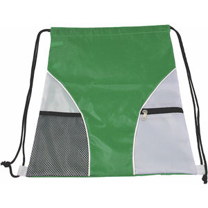 Drawstring Bag w/Mesh Pocket AIM-1972990