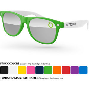 2-Tone Retro Mirror Sunglasses w/ 1 Colo AIM-2006312