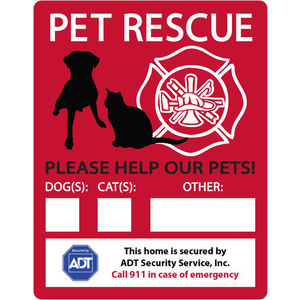 Emergency Rescue Window Decal AIM-2008095
