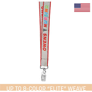 3/4" Woven Lanyard w. Swivel Bulldo AIM-2008213