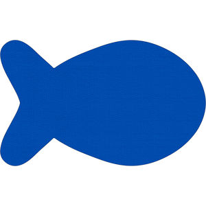 Fish Shaped Vinyl Pet Mat AIM-2008449