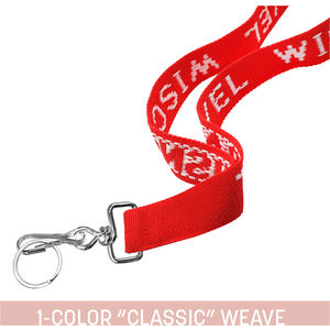 1" Woven Lanyard w/ Swivel Snap &am AIM-2008450