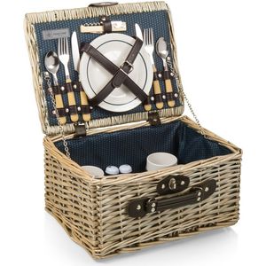 Dahlia Collection - Navy Blue with Beige Pattern AIM-2012879