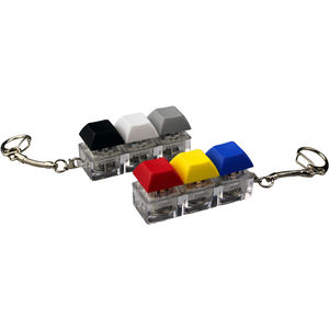 Three Keycap Fidget Keychain AIM-2019426