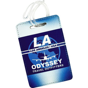 Full Color Sublimated Luggage Tag w/ Fle AIM-2021788