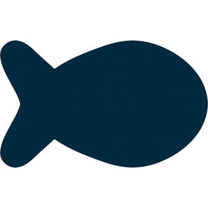 Fish Shaped Vinyl Pet Mat AIM-2031256
