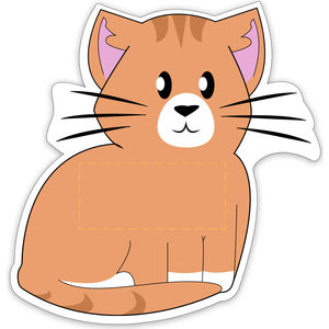 Cat Shaped NoteKeeper™ Magnet 20 M AIM-2031753