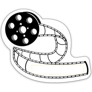 Film Reel Shaped NoteKeeper™ Magne AIM-2031755