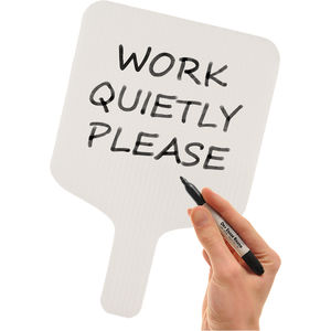 Dry Erase Hand Fan, Screen Printed AIM-2137516