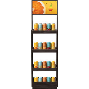 4-Shelf Wood Display Stand AIM-2160220