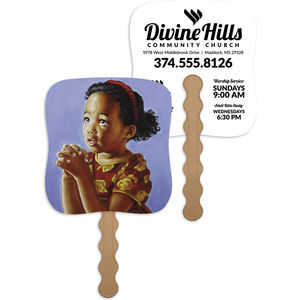 Skinner & Kennedy™ Heavenly Prayer - Pictorial Fan AIM-2184240