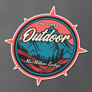 5" x 5" Vinyl Die Cut Sticker  AIM-2190123