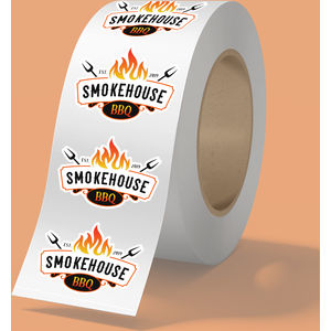 2" x 1" BOPP stickers on roll AIM-2199336