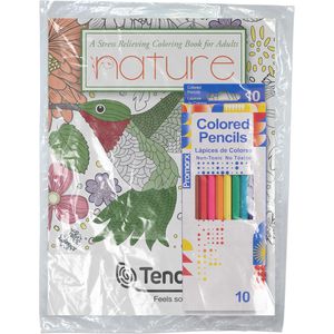 Nature Stress Relieving Coloring Books f AIM-2202339