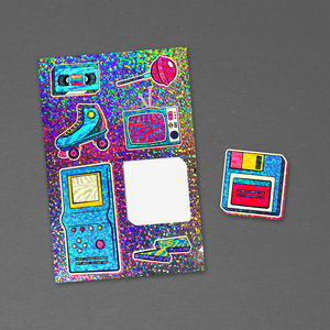 4" x 6" Glitter Sticker Sheet AIM-2233918