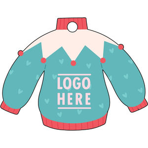 1/4" Recycled Wood Ornaments-Blue S AIM-2250213