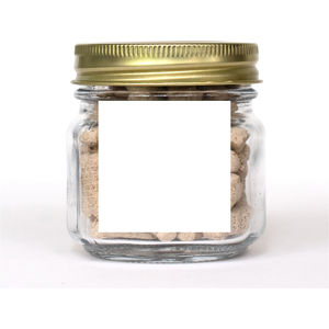 Pint Jar w/ Square Magnet Pet Fill AIM-2259282