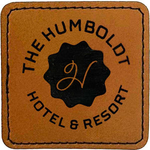 2.5" Square Iron-on Leatherette Pat AIM-2266984