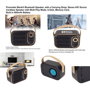 Promotek iBank® Bluetooth Speaker, w AIM-2279477