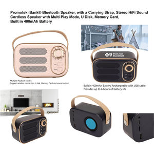 Promotek iBank® Bluetooth Speaker, w AIM-2279675